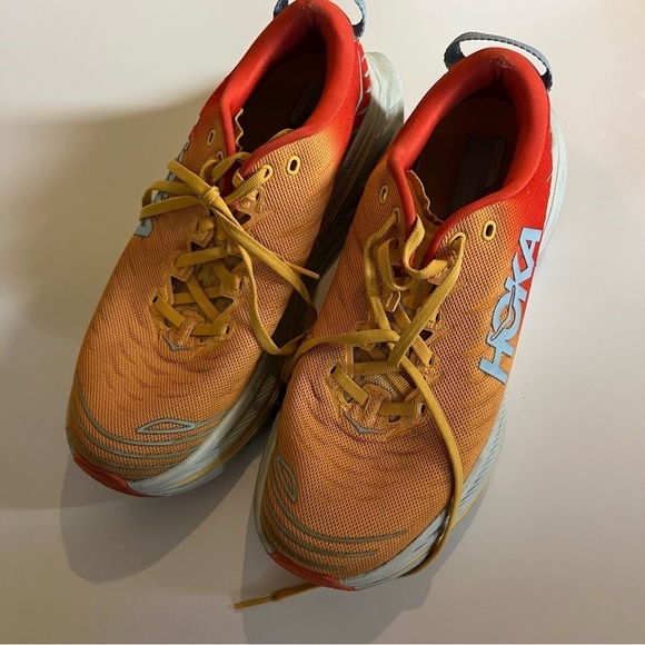 Hoka bondi X fiesta amber yellow main image 5